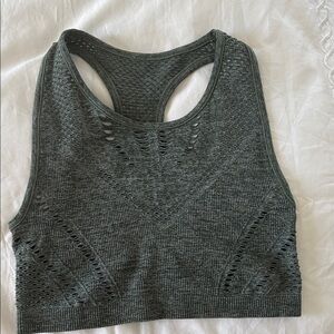 ALO Yoga Charcoal Racerback Tank